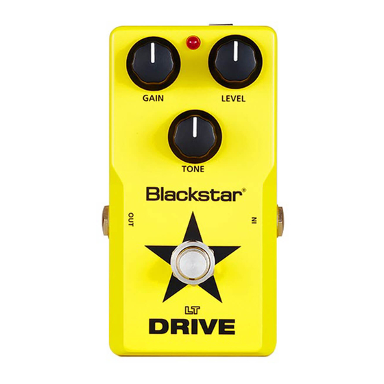 Blackstar Amplification LT-DRIVE Manuel Du Propriétaire