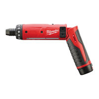 Milwaukee M4 Manuel De L'utilisateur