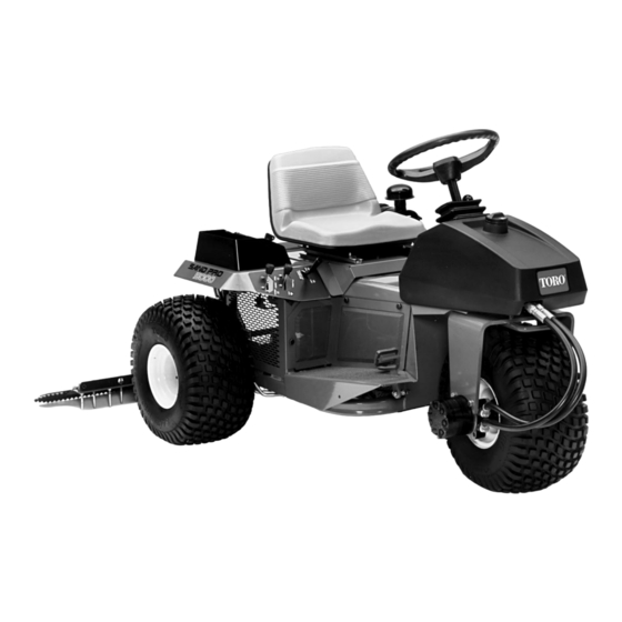 Toro SAND PRO 5020 Manuel D'instructions