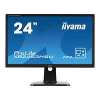 Iiyama ProLite X2483HSU Mode D'emploi