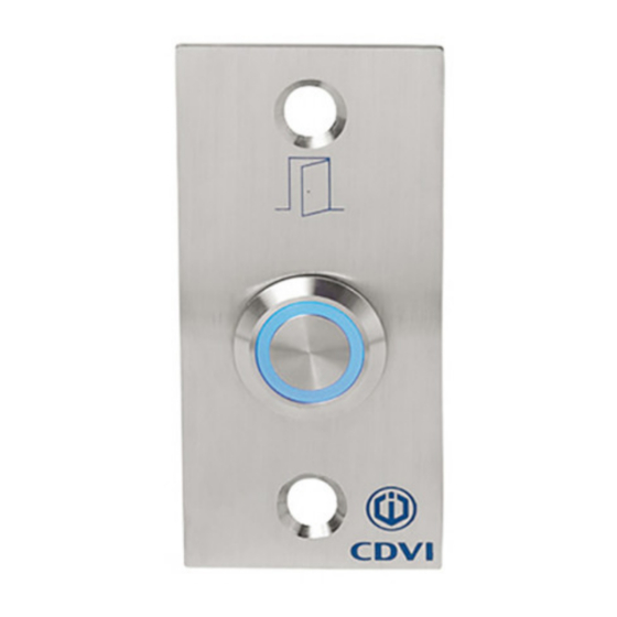 CDVI BNONFE Mode D'emploi