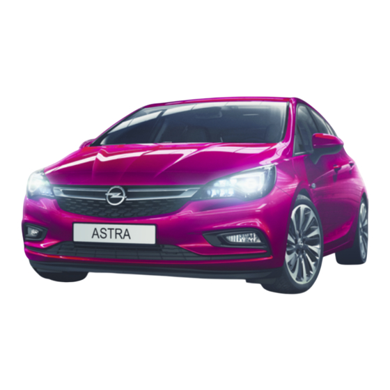 Opel ASTRA 2016 Guide De L'infotainment