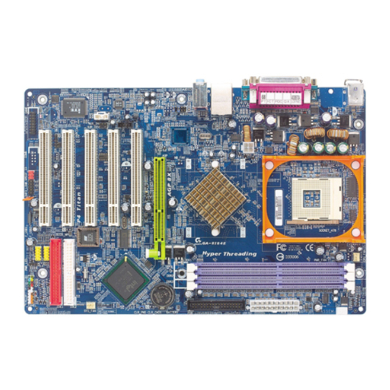 Gigabyte Titan P4 Serie Guide De L'utilisateur