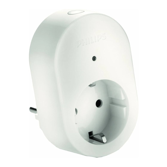 Philips LivingWhites Luminaire control plug 69165/31 Serie Manuels