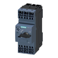 Siemens 3RV2.21-4E Serie Manuel D'instructions