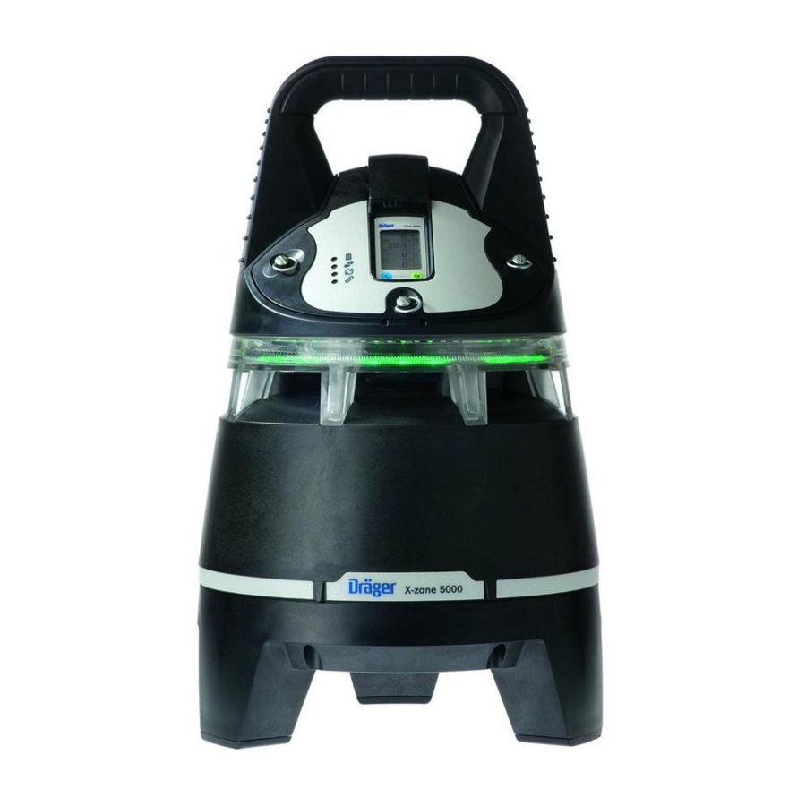 Dräger X-zone 5000 Notice D'utilisation