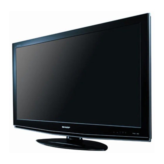 Sharp AQUOS LC-32RD2E Mode D'emploi