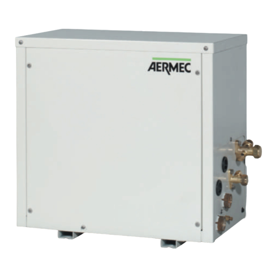 AERMEC CWX R407C Manuel Technique Et D'installation