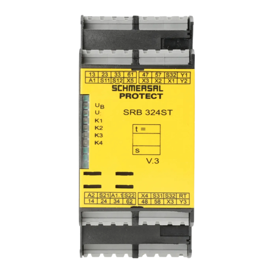 schmersal SRB 324ST V.3 Mode D'emploi