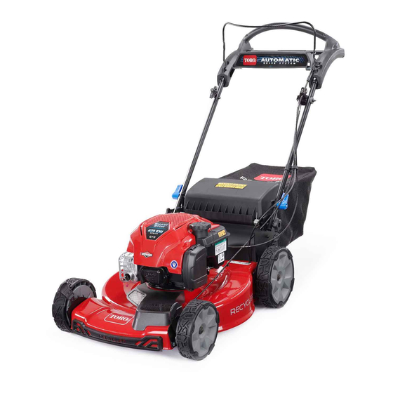 Toro 55cm Recycler Mode D'emploi