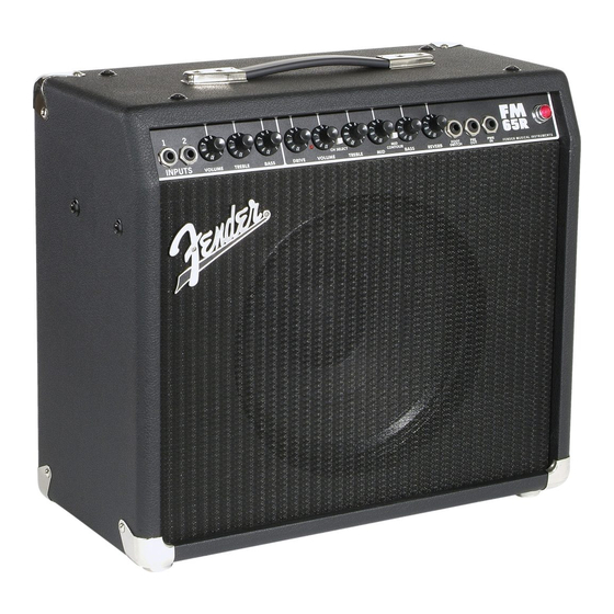 Fender FM65R Manuels