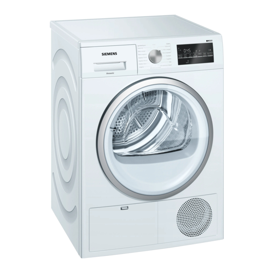 Siemens WT45G408FF Notice D'utilisation Et D'installation
