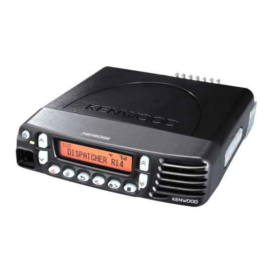 Kenwood NEXEDGE NX-700 Mode D'emploi