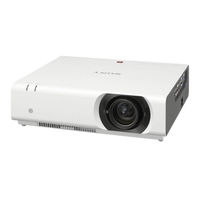 Sony VPL-CW256 Manuel De Référence Rapide