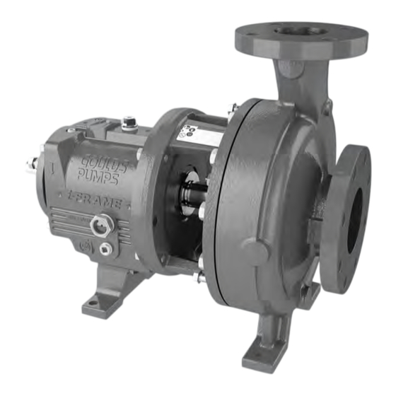 ITT Goulds Pumps 3196 i-FRAME Guide D'installation, D'utilisation Et D'entretien