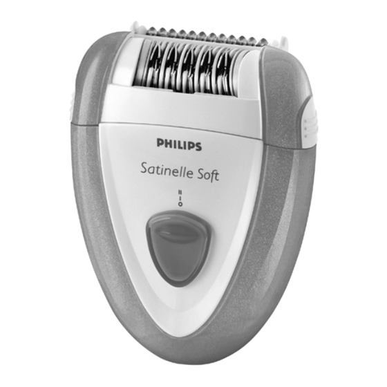 Philips Satinelle Soft HP6407/00 Mode D'emploi