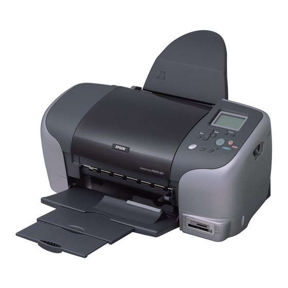 Epson STYLUS PHOTO 925 Guide De L'utilisateur