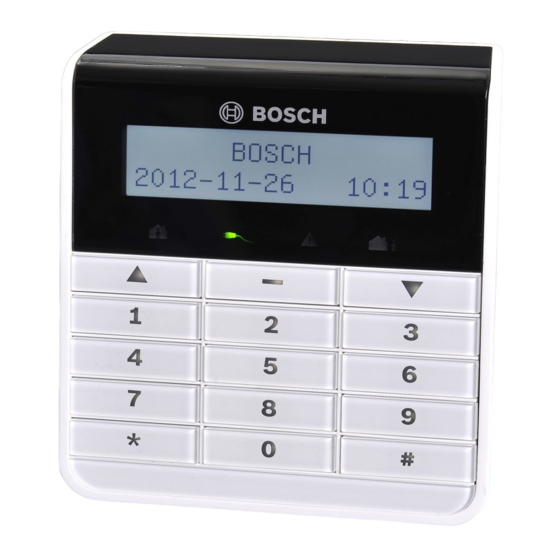 Bosch AMAX 2100 Guide De L'utilisateur