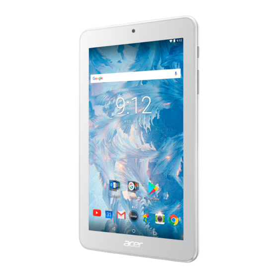 Acer Iconia One 7 Manuel D'utilisation