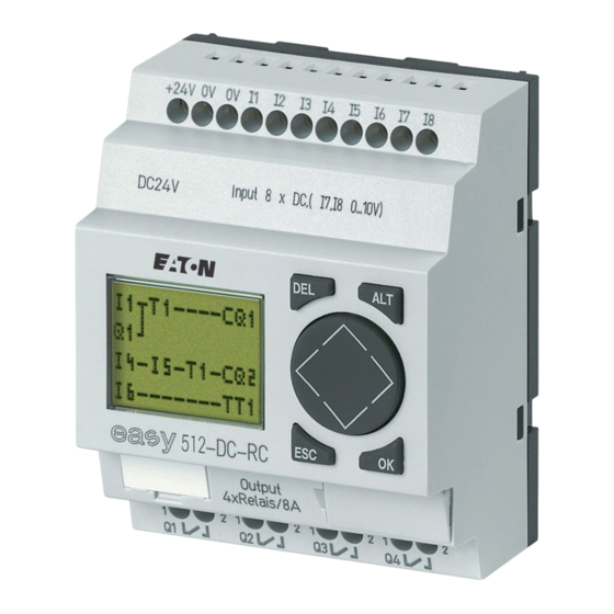 Eaton easyRelay Serie Manuels