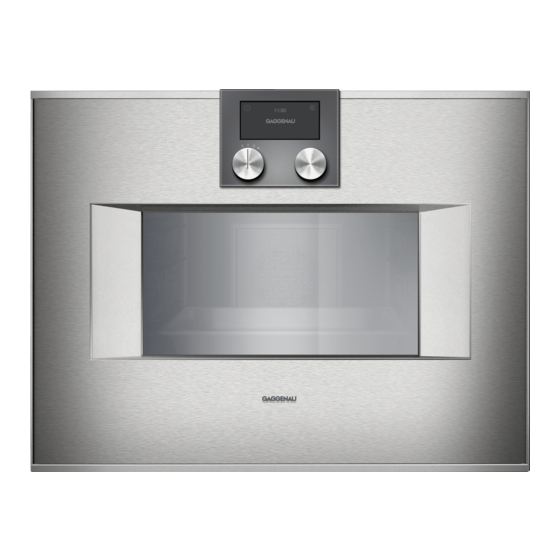 Gaggenau BS451110 Notice D'utilisation