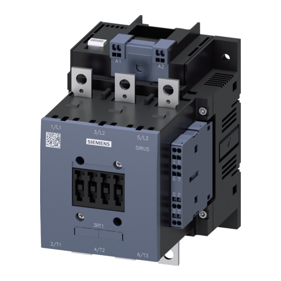 Siemens SIRIUS 3RB105 Mode D'emploi