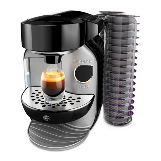 Bosch Tassimo CADDY TAS 70 Serie Mode D'emploi