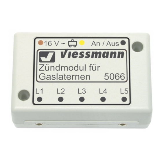 Viessmann 5066 Mode D'emploi