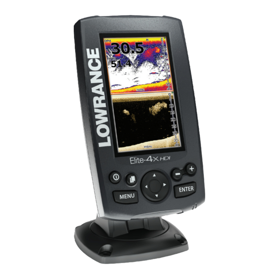 Lowrance Elite-4x HDI Manuel D'utilisation