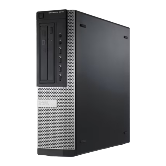 Dell OptiPlex 9010 Manuel Du Propriétaire