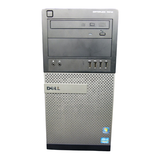 Dell OptiPlex 9010 Manuel Du Propriétaire