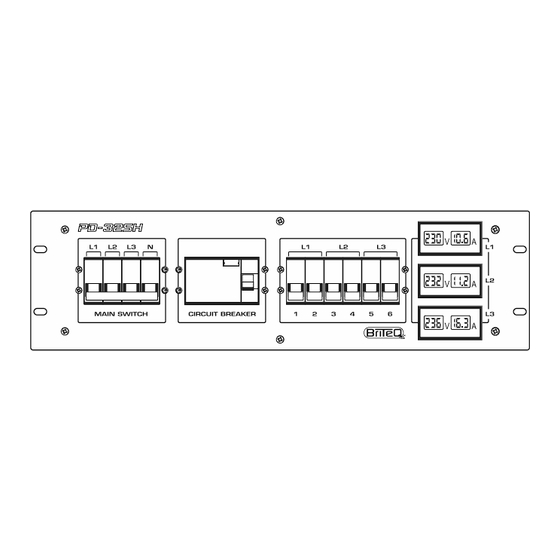 Briteq PD-32SH/FR Mode D'emploi