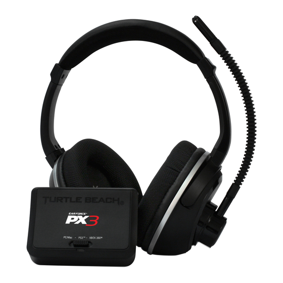 Turtle Beach EAR FORCE PX3 Guide D'utilisation