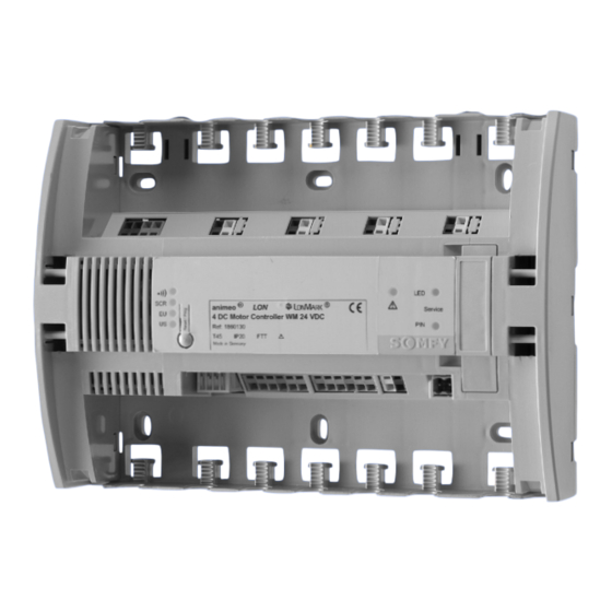 SOMFY animeo LON 4 DC 2 A Motor Controller WM 24 V DC Notice D'installation