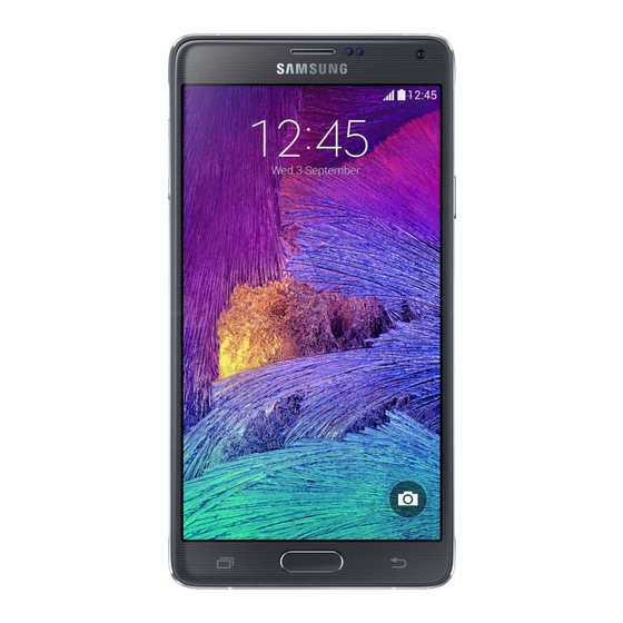 Samsung Galaxy Note 4 Mode D'emploi