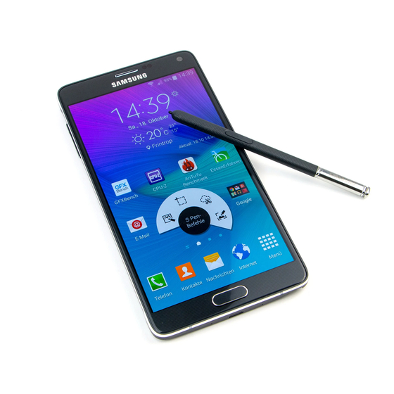 Samsung Galaxy Note 4 Mode D'emploi