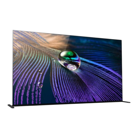 Sony BRAVIA XR-55A90J Guide De Référence