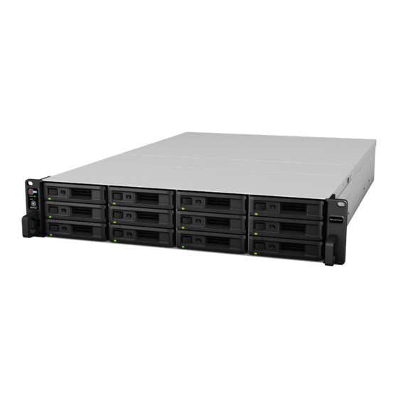 Synology RackStation RS18017xs+ Manuels