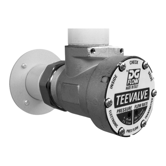 DGFLOW TEEVALVE 10 - 1” 1/2 Manuel D'utilisation Et D'entretien