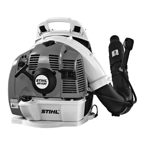 Stihl BR 350 Notice D'emploi