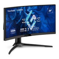 Viewsonic XG340C-2K Manuel Utilisateur