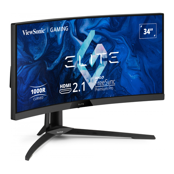 ViewSonic XG340C-2K Manuel Utilisateur