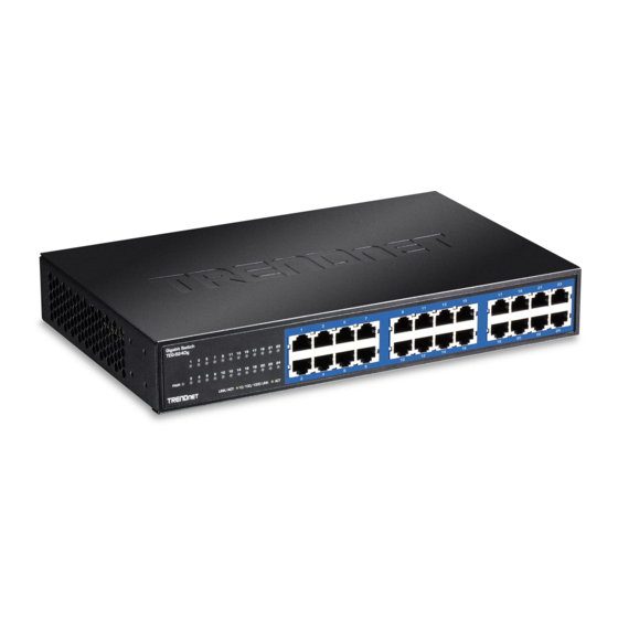TRENDnet TEG-S24Dg Guide D'installation Rapide
