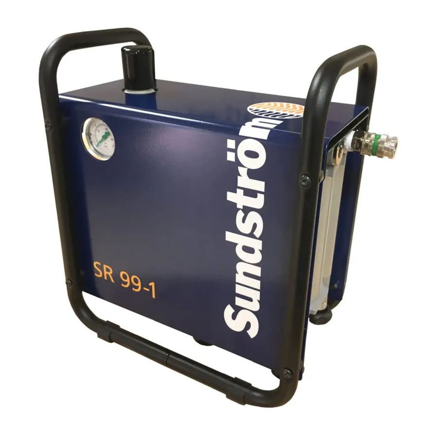 Sundstrom SR 99-1 Mode D'emploi