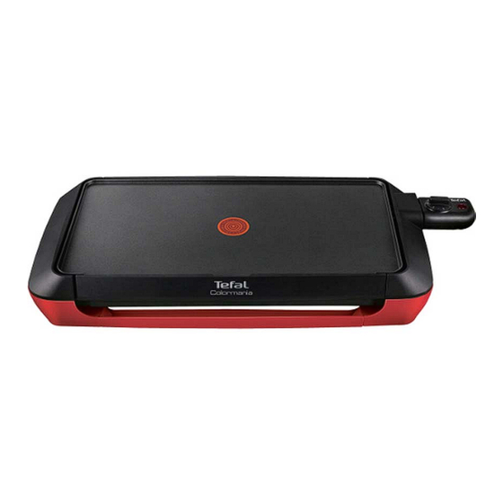 TEFAL PLANCHA COLORMANIA CB660501 Mode D'emploi