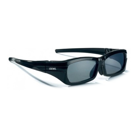 Loewe Active Glasses 3D Mode D'emploi