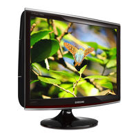 Samsung SyncMaster T260HD Manuel De L'utilisateur