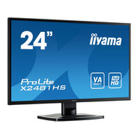 Iiyama Prolite X2481HS Mode D'emploi