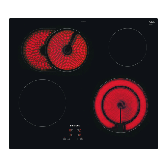 Siemens iQ300 ET6 HF17 Serie Manuel D'utilisation