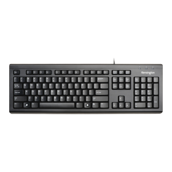 Kensington Keyboard & Mouse for Life Manuels